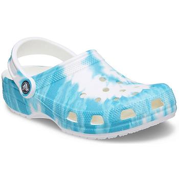 Crocs Classic Tie-Dye Graphic Clog Modre - Damske Dreváky